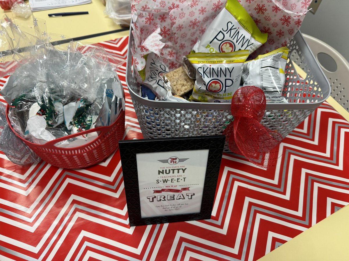 Thank you <a href="/PHMSPTSA/">Pine Hollow PTSA</a> for the awesome goodies this week in our boxes and throughout the workrooms! ❤️ <a href="/PineHollowMS/">Pine Hollow Middle School</a>