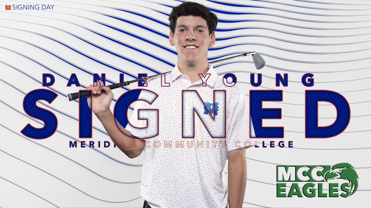 MC_BIGBLUE's tweet image. MC Signing Day 24. Daniel Young signs with Meridian Community College.