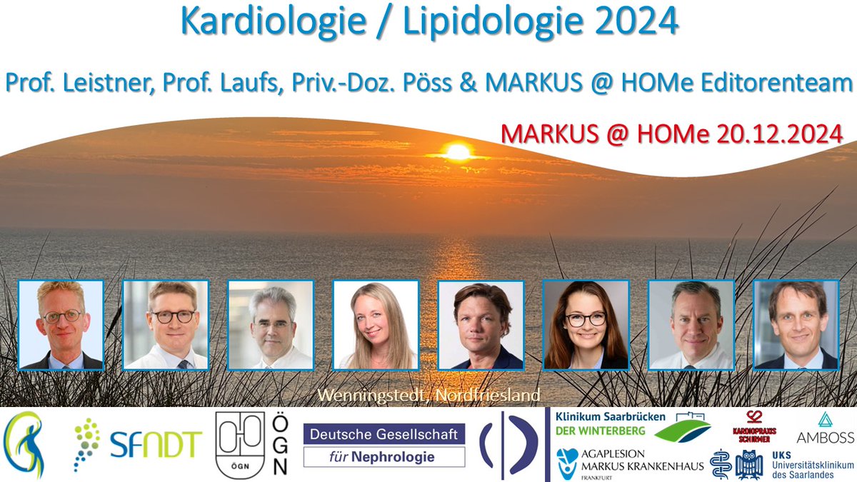 Gunnar Henrik Heine (@gunnar_heine) on Twitter photo Eureka!
MARKUS at HOMe's Top 10 List of most important trials in cardiology & lipidology in 2024 is completed.
We present our Top 10 Friday before Christmas.
Academic guests: <a href="/JaninePoss/">Janine Pöss</a> <a href="/m_leistner/">David M. Leistner</a> Ulrich Laufs
Hosts: <a href="/floriancustodis/">Florian Custodis</a> <a href="/StephanSchirme1/">Stephan Schirmer</a> <a href="/MarcusSaemann/">marcus_saemann</a> Insa Emrich Eureka!
MARKUS at HOMe's Top 10 List of most important trials in cardiology & lipidology in 2024 is completed.
We present our Top 10 Friday before Christmas.
Academic guests: <a href="/JaninePoss/">Janine Pöss</a> <a href="/m_leistner/">David M. Leistner</a> Ulrich Laufs
Hosts: <a href="/floriancustodis/">Florian Custodis</a> <a href="/StephanSchirme1/">Stephan Schirmer</a> <a href="/MarcusSaemann/">marcus_saemann</a> Insa Emrich