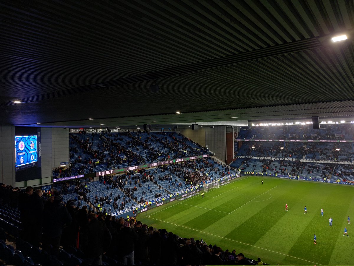 Rangers 6-0 Kilmarnock 

Four Four F*ckin Two:
• Wingers Going Wide
• Fullbacks Getting Beyond
• Crosses into 2 CFs

Football is Back!!!