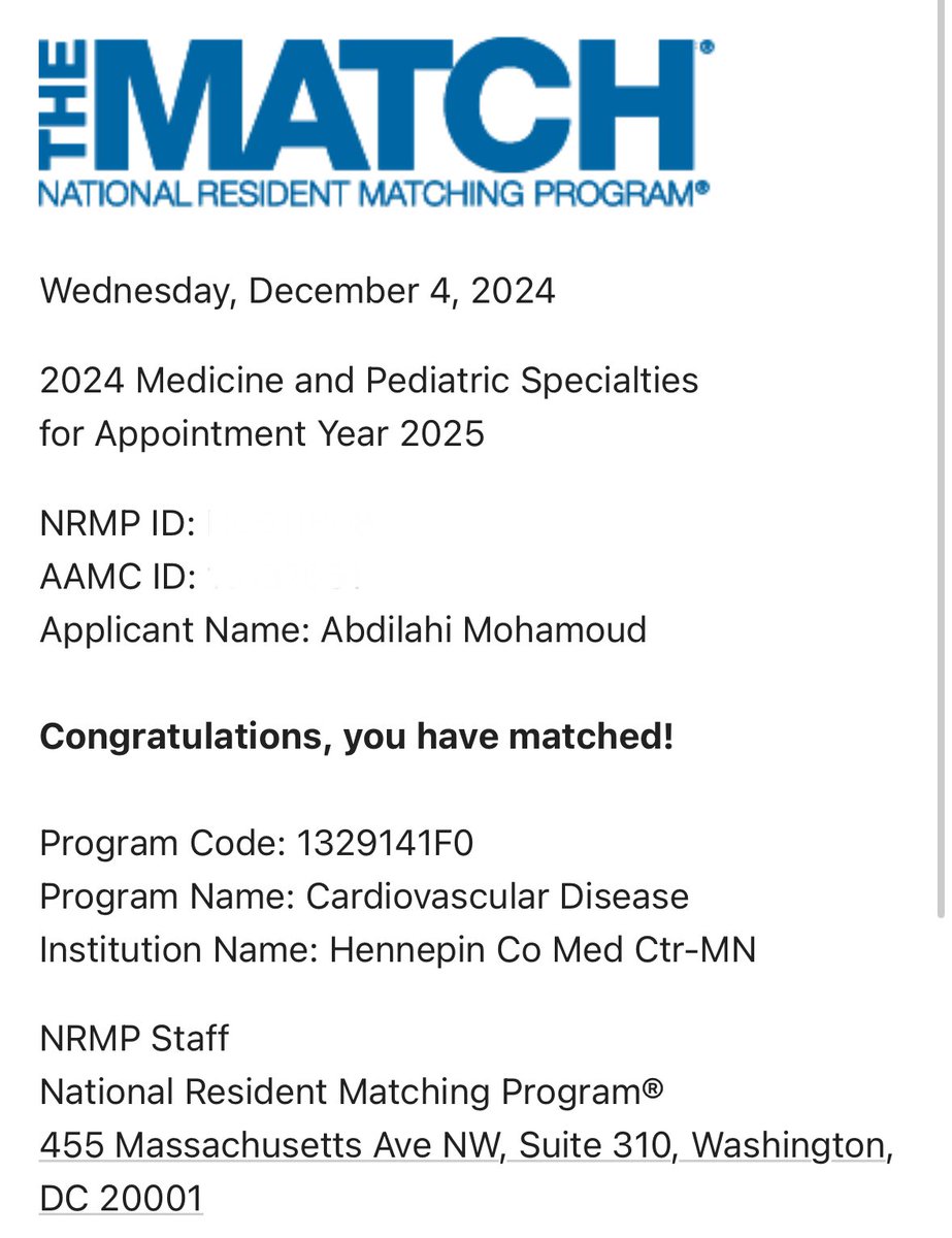 Thrilled and incredibly honored to share that I have matched #Cardiology #Fellowship 🫀at <a href="/HCMC_MHIfellows/">HCMC/MHI Cardiology Fellowship</a>, a place I already call home. I want to thank all my mentors and family for all their guidance, support, and inspiration during this journey. #CardioTwitter