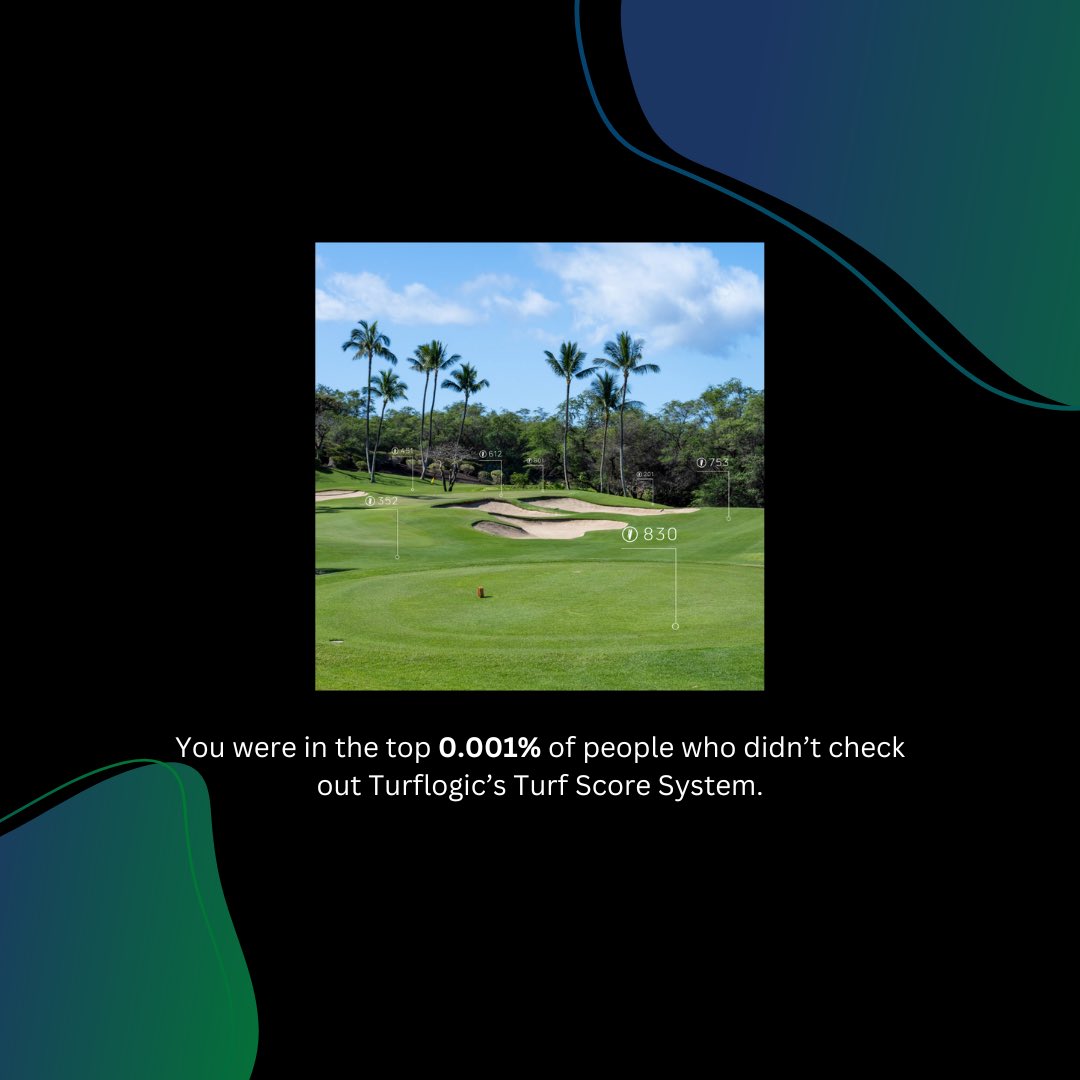 turflogicai's tweet image. Turflogic Wrapped ⛳️  Reach out now to learn how you can spend less time maintaining and more time playing.

#turflogic #turflogicai #turfmanagement #golfcoursearchitecture #golfcoursearchitect #golfcoursemaintenance #golfcoursesuperintendent