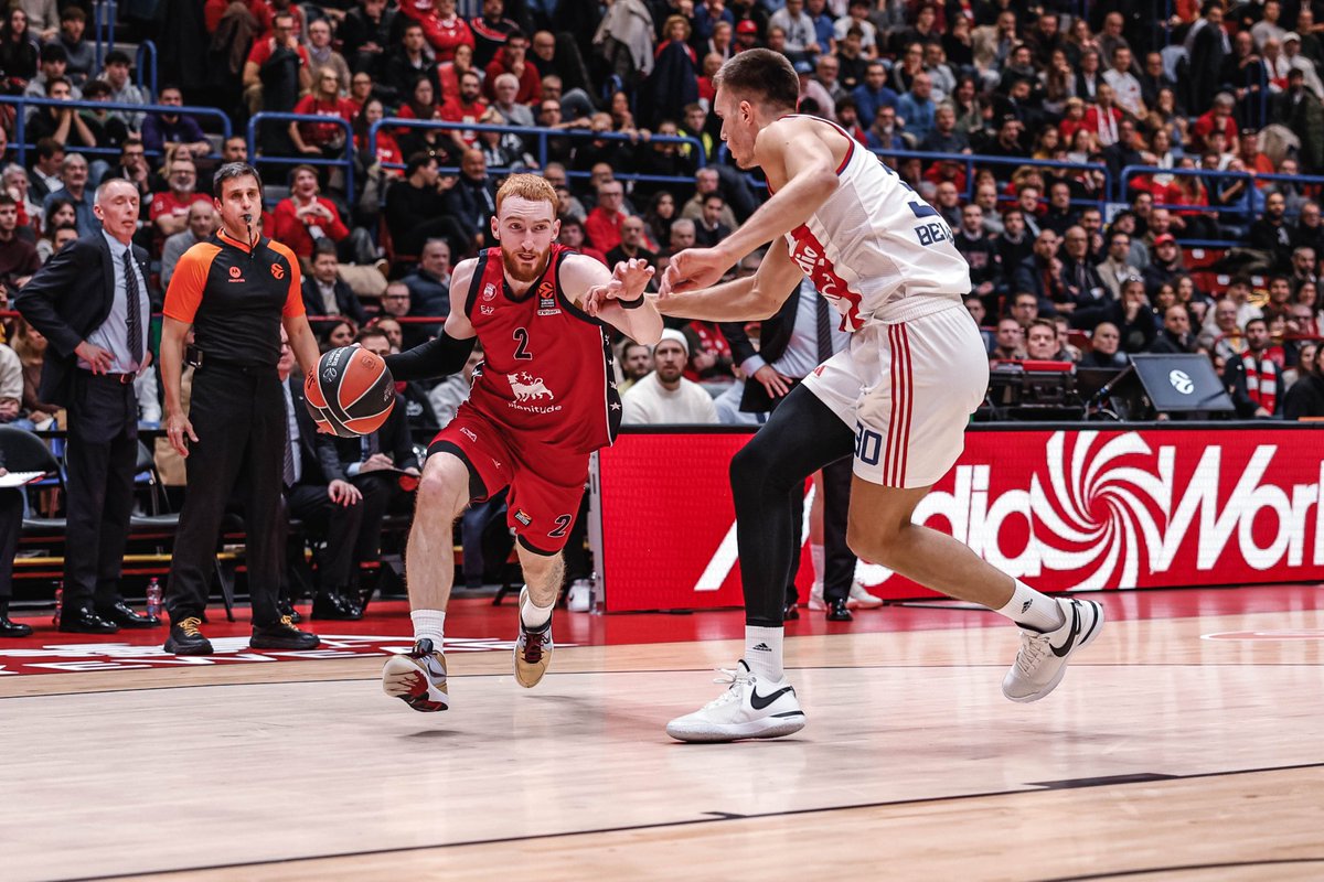 supportersmagaz's tweet photo. Le statistiche di Nico Mannion  stasera: 20 punti, 4/4 da due, 4/7 da tre e 5 assist. @OlimpiaMI1936 in Eurolega prima del suo arrivo: 2 vinte, 5 perse. Dopo il suo arrivo: 5 vinte, 1 persa. @EuroLeague @mattinsam #insieme #EveryGameMatters https://t.co/9hlTbQzCeX