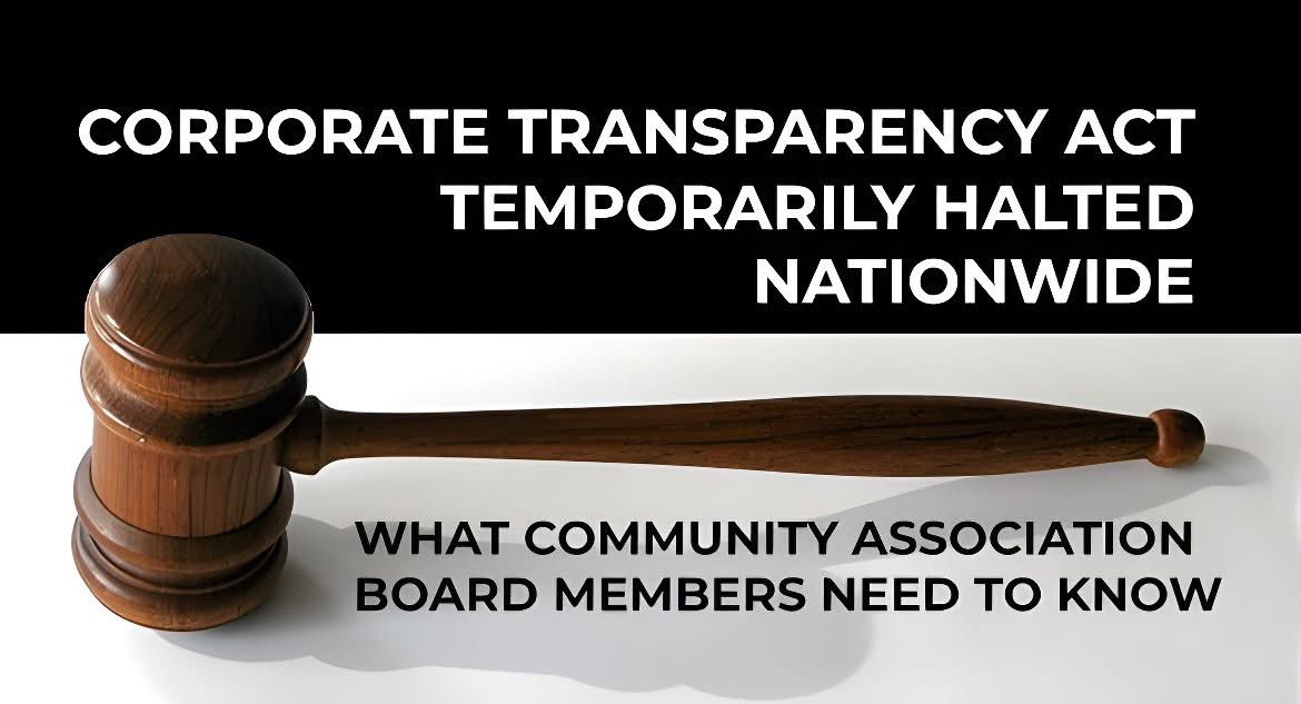 New KSN Blog!

- A Texas federal court issued an injunction blocking the Corporate Transparency Act (CTA)
- #CTA reporting halted  nationwide for now
- Impact to #condos &amp; #HOAs

Read the full article here:

tinyurl.com/2xrya3c2
