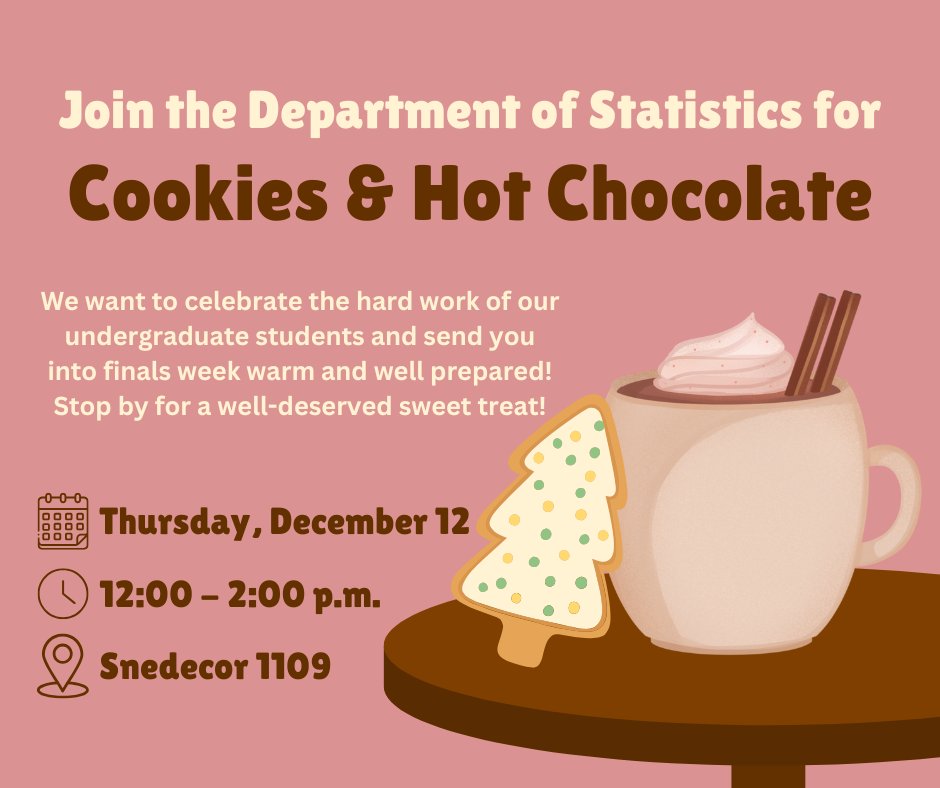 ISU Department of Statistics tweet media