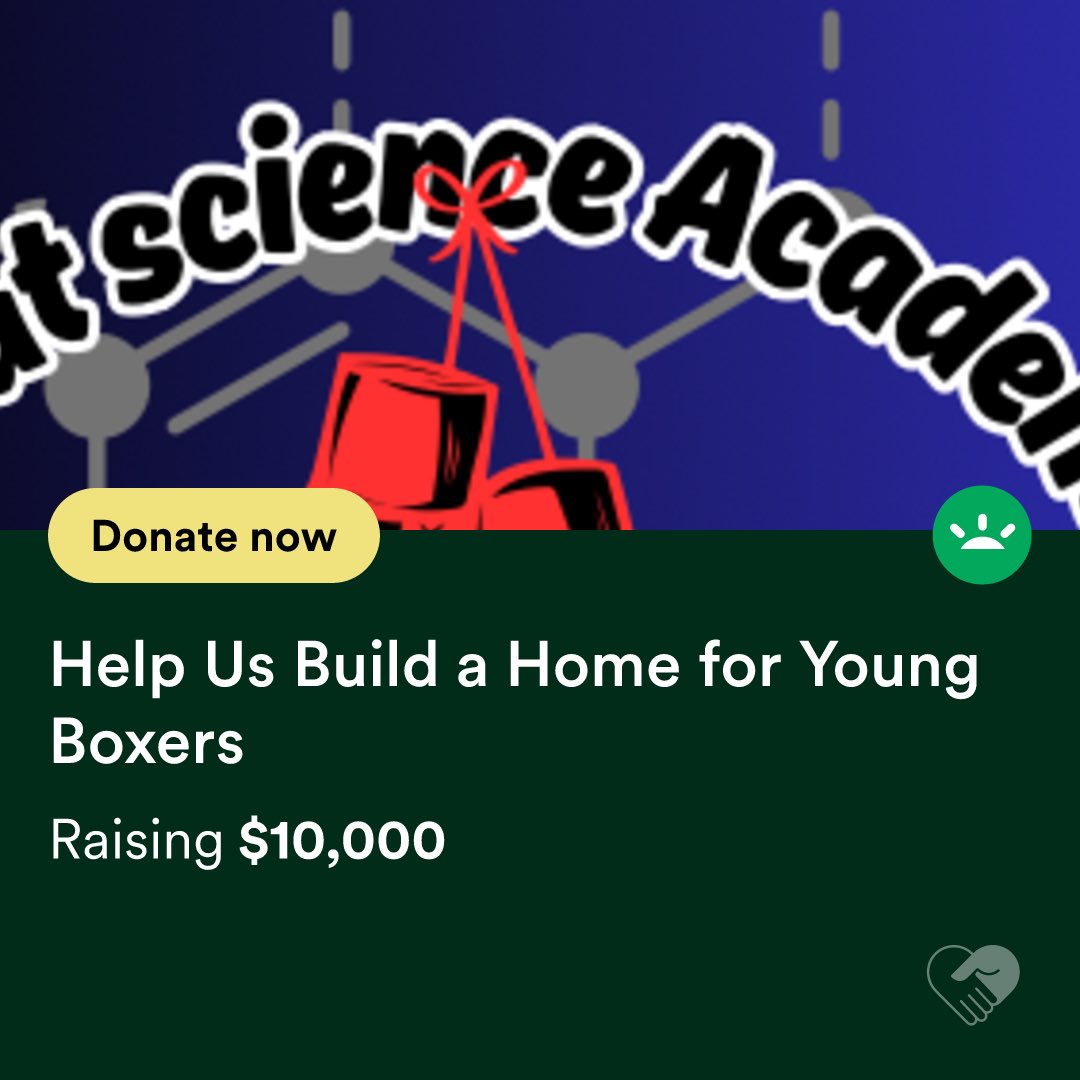 Help us make a difference for at-risk youth! 🥊 At Sweet Science Academy, we teach discipline, confidence, and life skills through boxing.

We’re raising funds for a permanent gym to expand our programs and reach more kids. Every donation helps us build a brighter future.