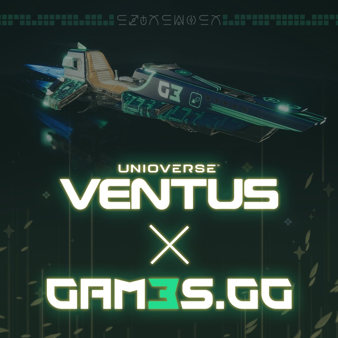 Unioverse x <a href="/gam3sgg/"></a> ⚡️

GAM3RS, here’s what you get:

🤝 VENTUS presale access
🎮 333 Custom Hoverbikes in the battle pass
🚀 FREE VENTUS PFPs to random holders

Don’t miss the amazing coverage by <a href="/ElizaCrichtonS/">Eliza Crichton-Stuart</a> ⬇️ 
gam3s.gg/news/unioverse…