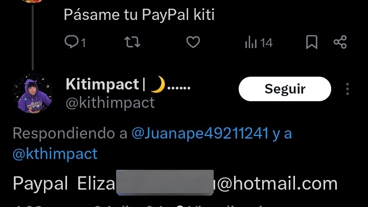 kthimpact's tweet image. Gente, esta cuenta se está haciendo pasar por mi y pretende usar mi necesidad para aprovecharse de gente con buen corazón que desea ayudar. Les agradezco si la pudieran reportar. x.com/kithimpact?s=09
