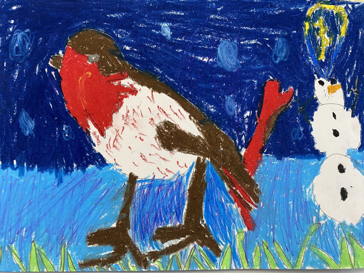 SRA_Art_'s tweet photo. We are thrilled to announce the 2024 Christmas Card Competition winners for Primary. Let’s start with the two highly commended entries - Henry y4 and Grace y3, well done!! https://t.co/nqpg2WYWZB