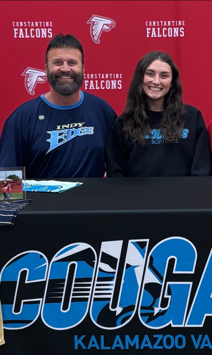 Congratulations Jozee on your official signing to “The Valley”!  Kalamazoo is getting an absolute superstar 🤩! Can’t wait for the rest of this season and everything else you do beyond. Thank you for letting me be a part of your special day. GO COUGARS!!! 🖤🩵🤍💪💪💫💫🙌🎊🥳👏🎉