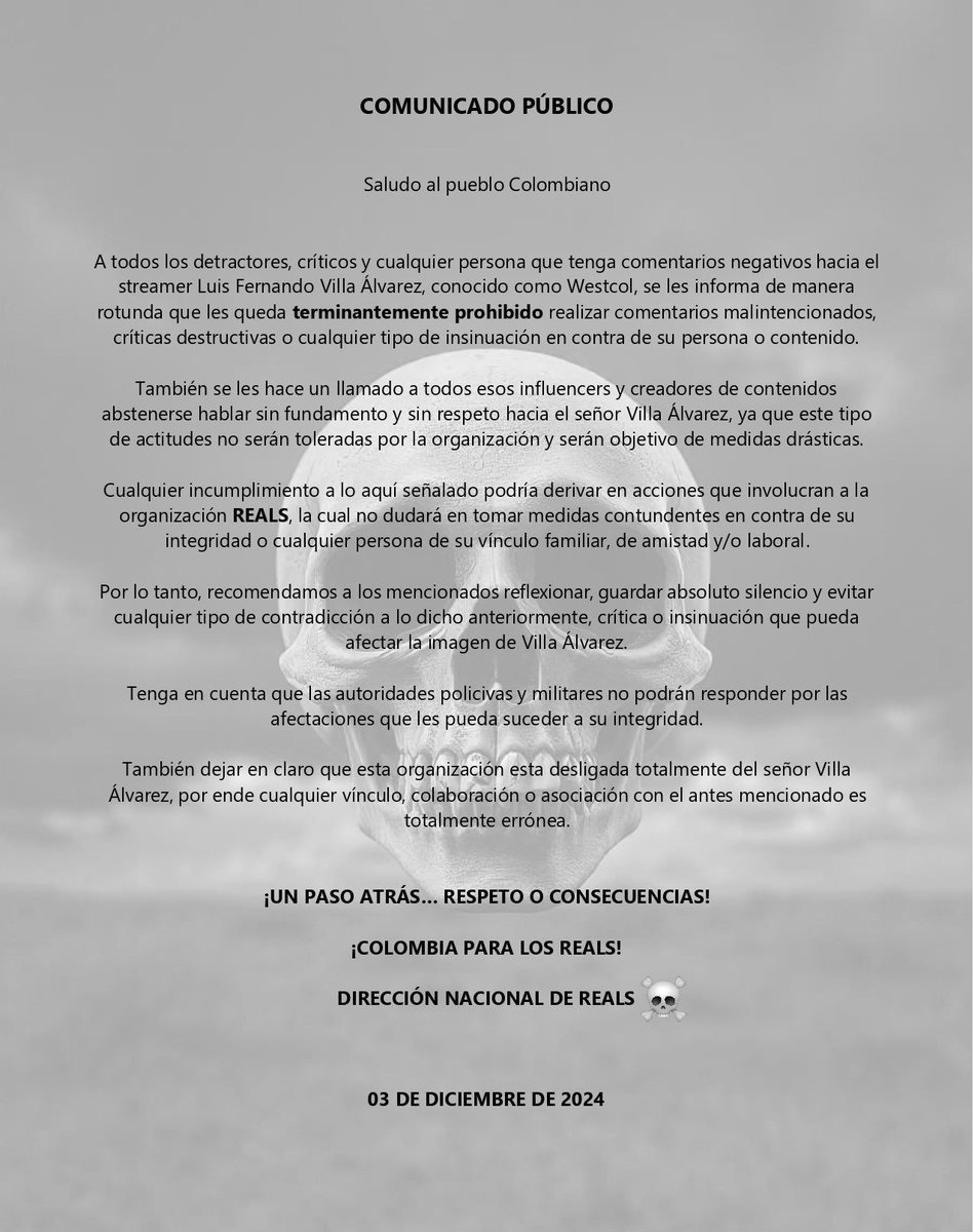 JustAColombian tweet media