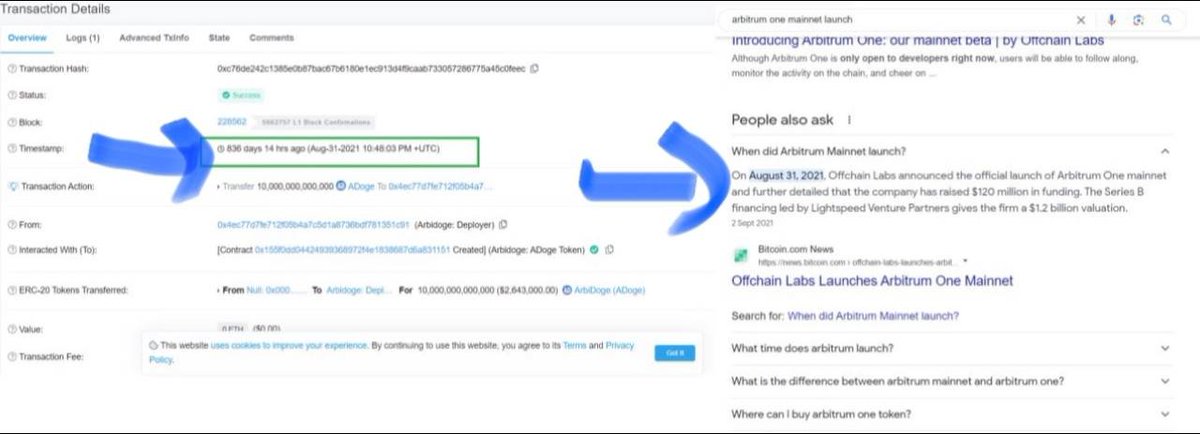 <a href="/kunoo/">kuno</a> They do!

$ADOGE is the VERY FIRST token on #Arbitrum EVER! 

The Dog is Blue!

Liquidity burned🔥
Contract renounced💪
100% SAFE 🔐✅

x.com/ArbiDogeKing

t.me/arbidoge

arbidoge.xyz

dextools.io/app/en/arbitru…

CA: