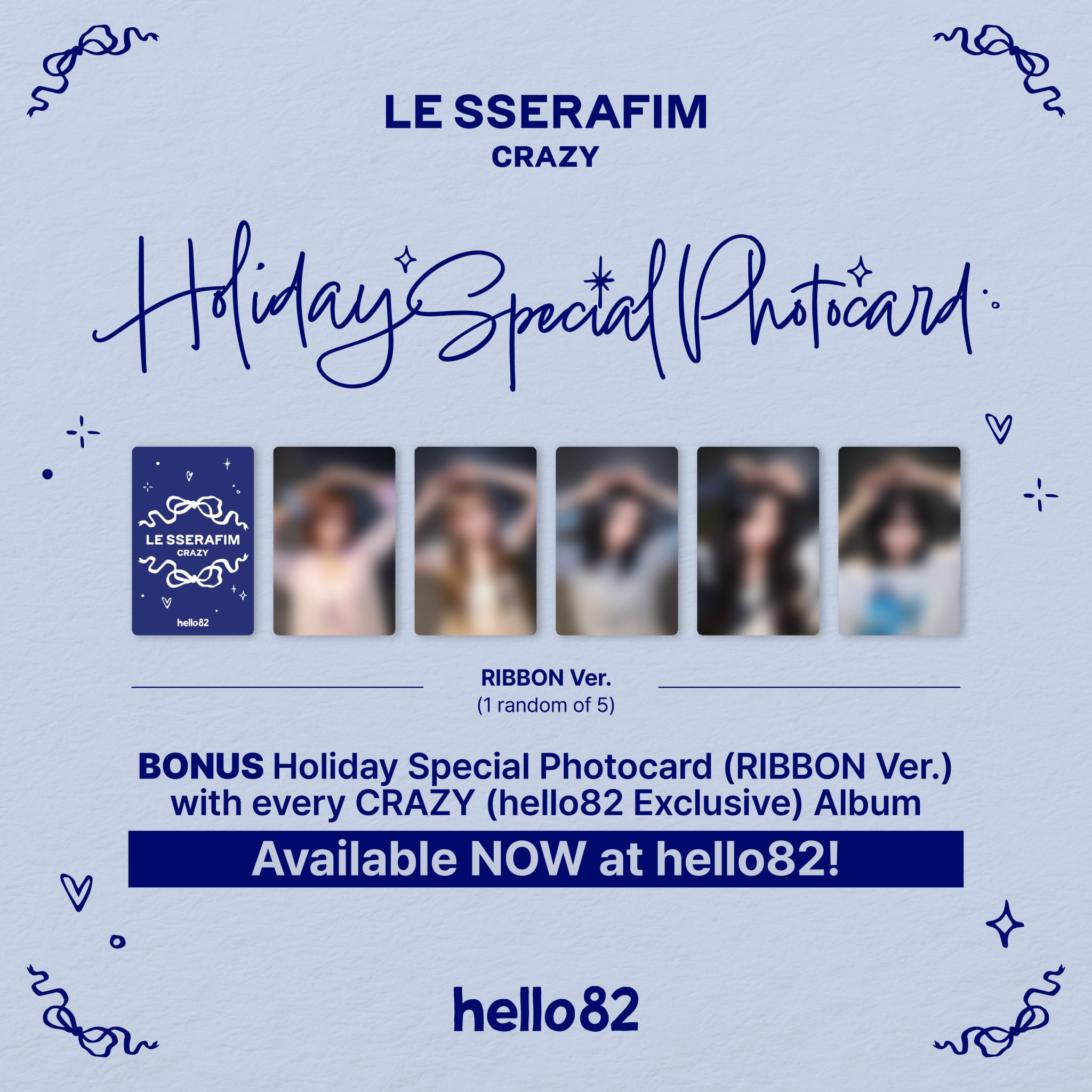 LE SSERAFIM CRAZY hello82 RIBBON チェウォン｜CD・DVD・ブルーレイ