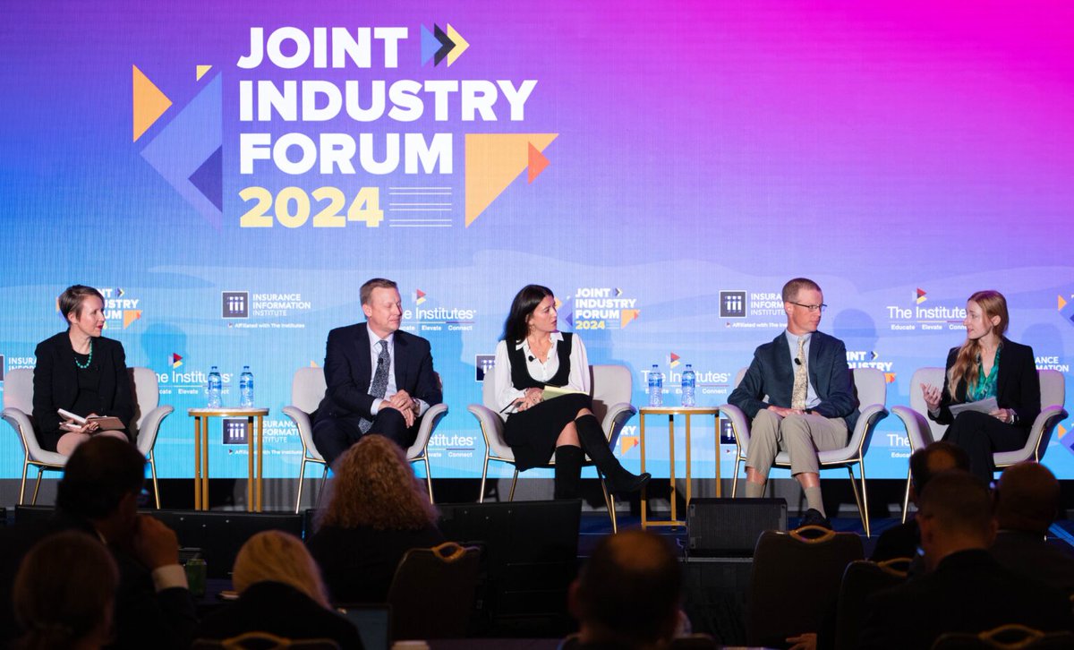 The need for collective action to address the risk crisis was a recurring theme throughout #JIF2024, particularly during the panel on #climaterisk and resilience which focused heavily on what’s currently being done to address this evolving area of peril. bit.ly/4fYbxuy