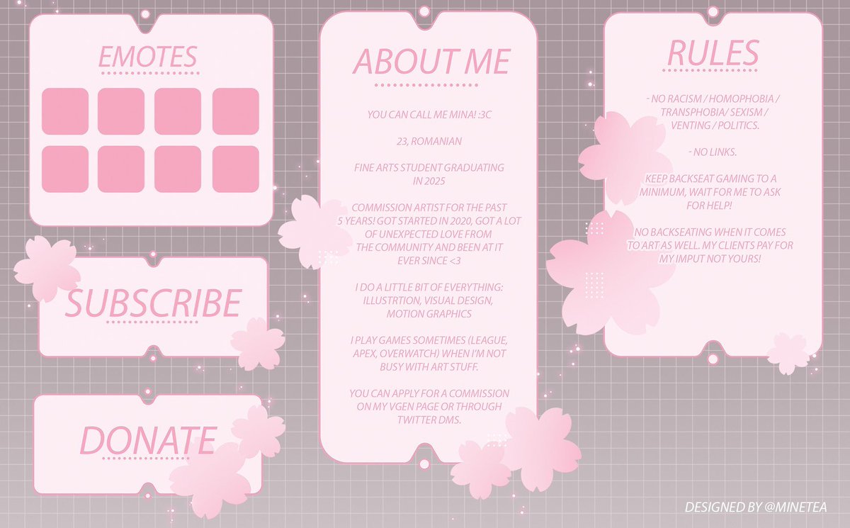 ✧˚ · . FREE TO USE customisable panels
trying my hand at something new 🤍

↻+♡ appreciated!
link below