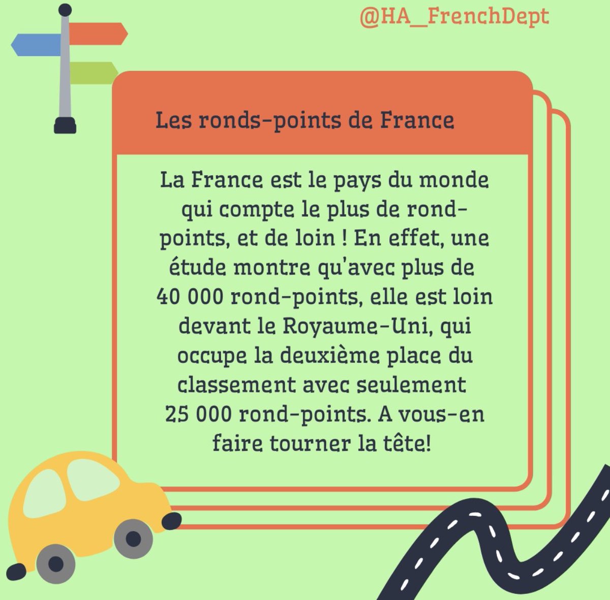 HA_FrenchDept's tweet photo. #ExcitingNews - ZoΓ© has created a fabulous document about an interesting fact. Please check it out. You will learn about French culture and language. #KeepingConnected @HabsAdamsGS #CultureCapital #CulturalAwareness #TheFrenchSpeakingWorld @ifru_london @Languageasst πππ«π· https://t.co/PLNUjcJxme