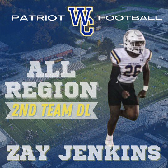 Congratulations to 2nd Team All Region Defensive Lineman <a href="/jenkinszavion1/">Zavion Jenkins</a> (Zay Jenkins)!
Zay was the undersized Nose Guard that wreaked havoc, with 21 tackles, 27 assists, 5 TFL’s, 2 sacks, and 9 QB hurries.
Photo credit <a href="/zeke_best/">Zeke Best</a> 
Graphic credit <a href="/elijah_stowe/">elijah stowe</a>