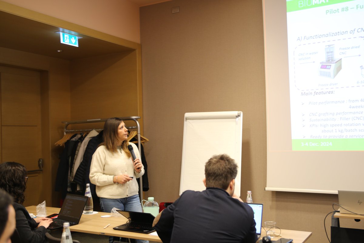 BIOMAT_Project's tweet image. Day two of #BIOMAT&apos;s final meeting was a celebration of #progress and a vision for the #future!
The session provided a comprehensive review of the #achievements made over the past four years, highlighting #innovative solutions that are already transforming industrial practices.