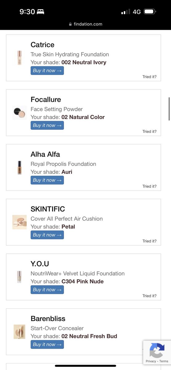 AliatulAqila_'s tweet photo. Function gila website ni. Takde i pening sangat nak pilih shade foundation brand lain kalau nak beli online. Letak je foundation apa kita pakai nanti dia bagi suggestuon. 

Contoh sekarang i pakai foundation Kamelia code Vanilla, boleh tengok dia suggest apa https://t.co/weaVrwDG04