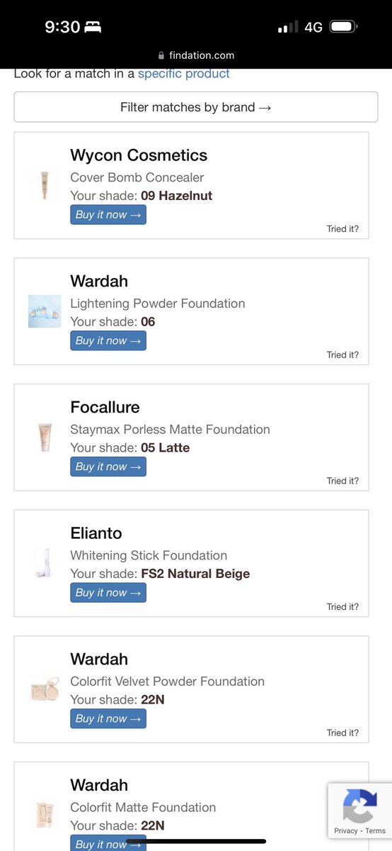 AliatulAqila_'s tweet photo. Function gila website ni. Takde i pening sangat nak pilih shade foundation brand lain kalau nak beli online. Letak je foundation apa kita pakai nanti dia bagi suggestuon. 

Contoh sekarang i pakai foundation Kamelia code Vanilla, boleh tengok dia suggest apa https://t.co/weaVrwDG04