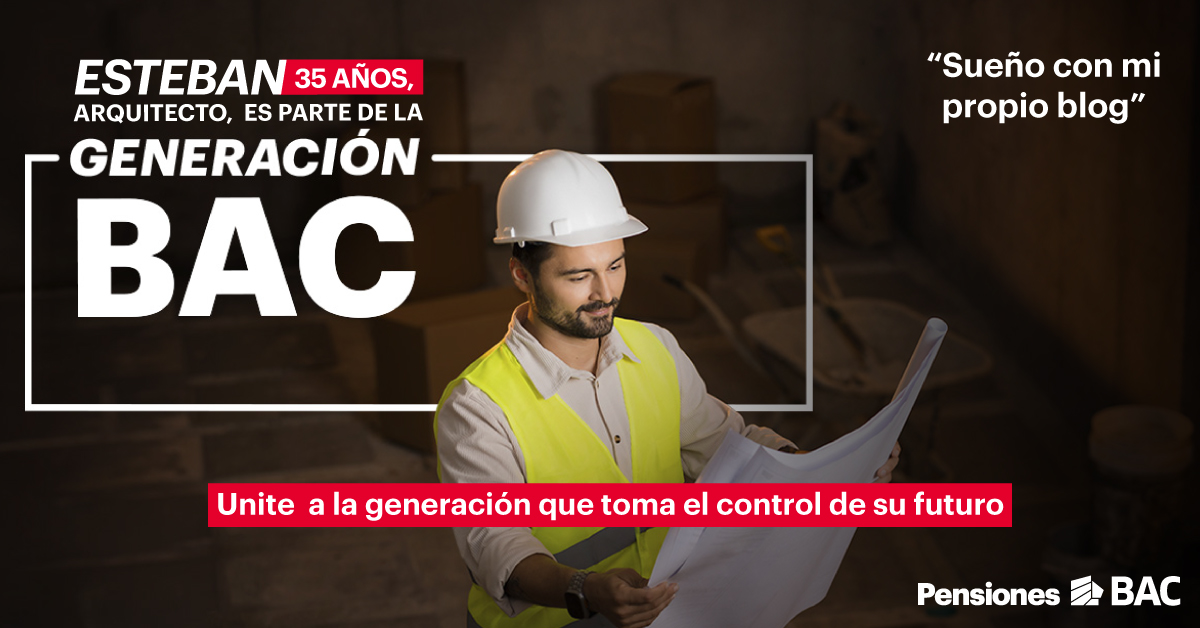 En BAC Pensiones administramos tus ahorros para que tu jubilación sea tan simple como disfrutar y construir todos esos sueños por los que tanto has trabajado. Unite a nosotros y tomá el control de tu futuro. #BACreimaginamoslabanca  #BACPensiones #GeneraciónBAC