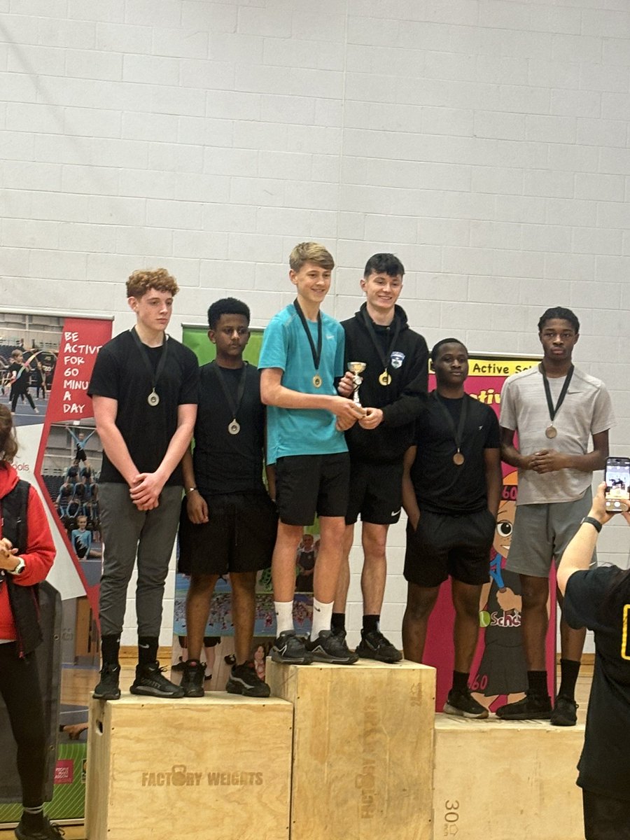 Holyrood_PE's tweet photo. Congratulations to Harry&amp;Scott who teamed up to claim the top spot at the first ever Glasgow Schools Fitness Games 🥇OUTSTANDING!
Special mention also goes to Sufian&amp;Daniel who also put in a very strong performance in a highly competitive field-narrowly missing out on the podium. https://t.co/gM3rjtcg18