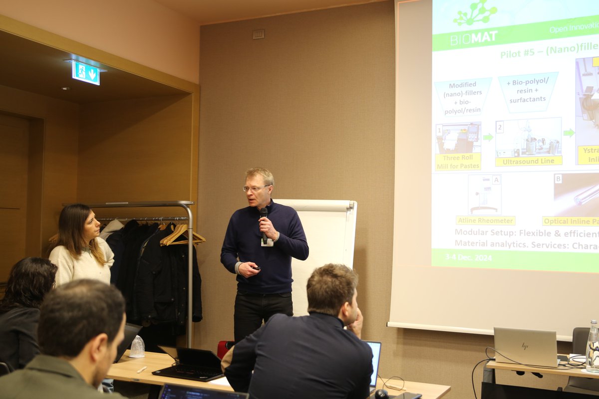 BIOMAT_Project's tweet image. Day two of #BIOMAT&apos;s final meeting was a celebration of #progress and a vision for the #future!
The session provided a comprehensive review of the #achievements made over the past four years, highlighting #innovative solutions that are already transforming industrial practices.