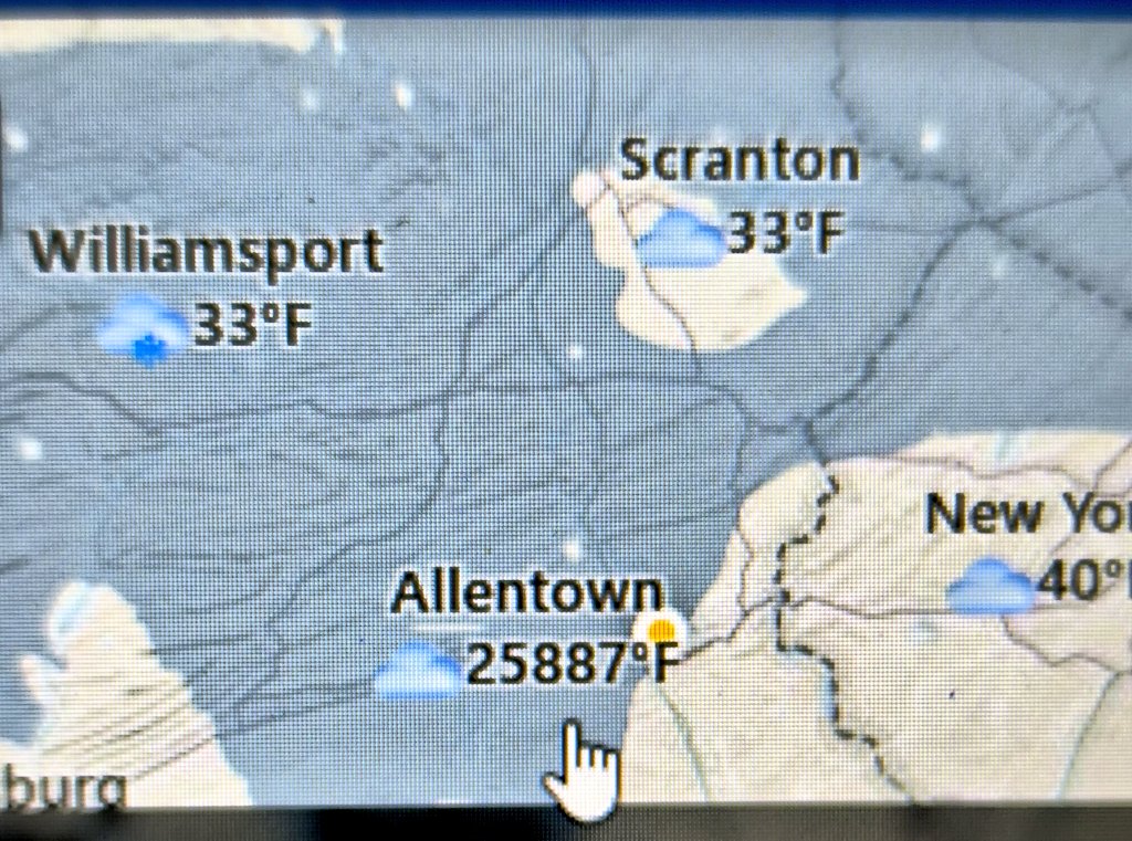 Rashid1404's tweet image. Lolz we have 25887°F today 
Temperature gone wild...
#WeatherUpdate #MSN #microsoftedge