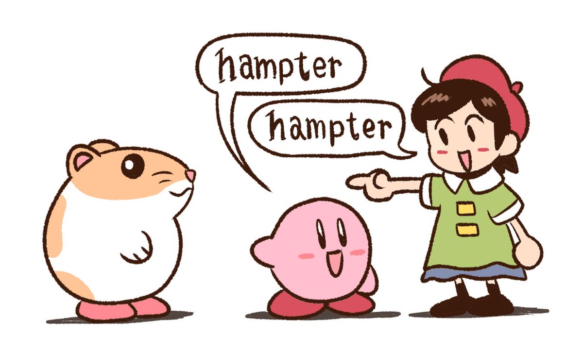 Zeluror's tweet photo. @PrDrNintendo "kirby hampter meme" sur google x), de rien (de nematodeneedles) https://t.co/QFCulVspGA