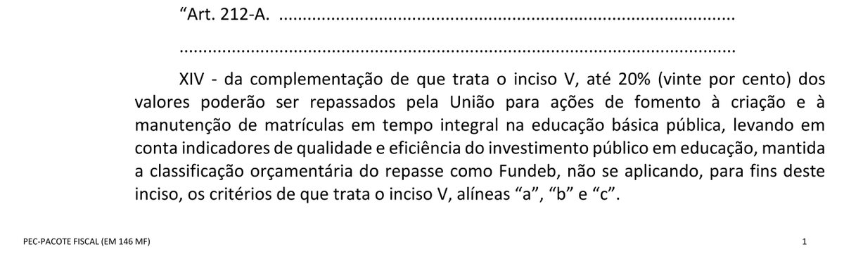 O ataque ao FUNDEB na PEC do ajuste fiscal 

A PEC 45/24, que trata do ajuste fiscal do governo federal, desfaz parte significativa do FUNDEB aprovado na Emenda 108, de 2020. A manobra é inserir o inciso XIV no art. 212-A da Constituição para autorizar que 20% da complementação