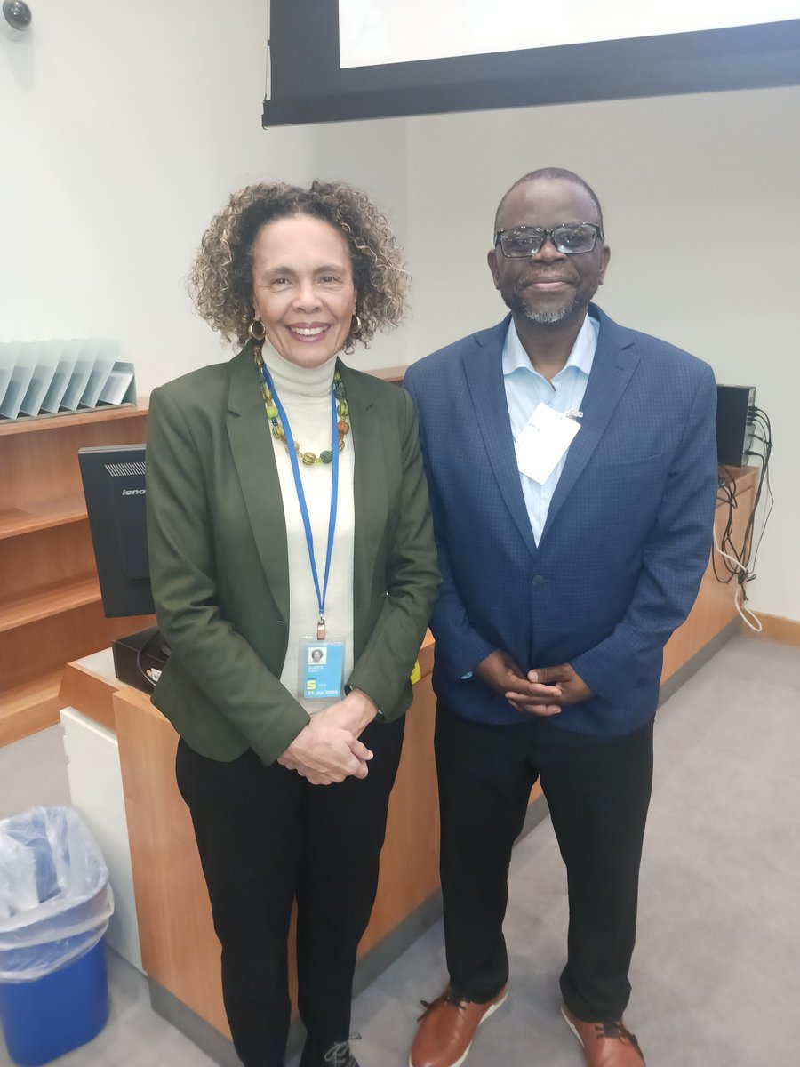 obioraokaforc's tweet photo. With the indefatigable UN Under Secretary General for Africa @UNOSAA1, Ms Christiana Duarte. Also, the former Minister of Fi ancestors of Cabo Verde

At the @UN Academic Conference for #Africa https://t.co/YjJu3P6kXJ