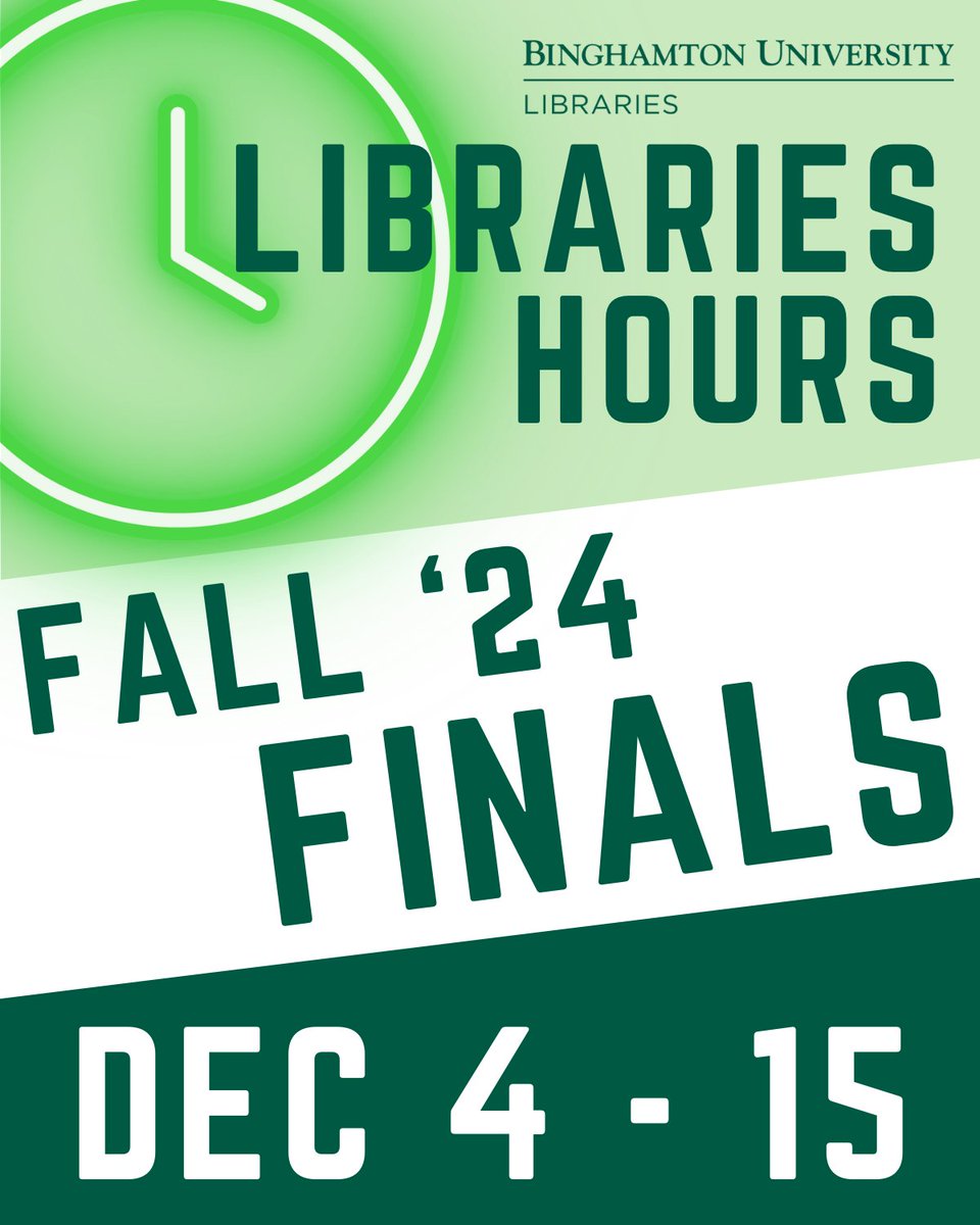 Binghamton University Libraries tweet media