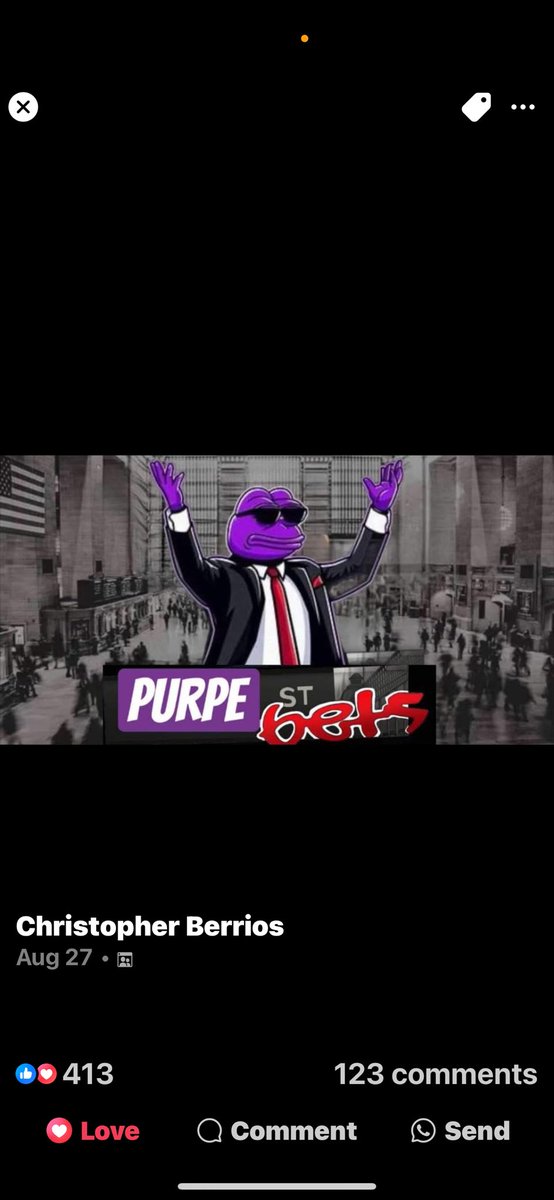 Purpe4Lyfe's tweet photo. @PurplePepeS0L @shelbystardust $PURPE https://t.co/fME0wHy549
