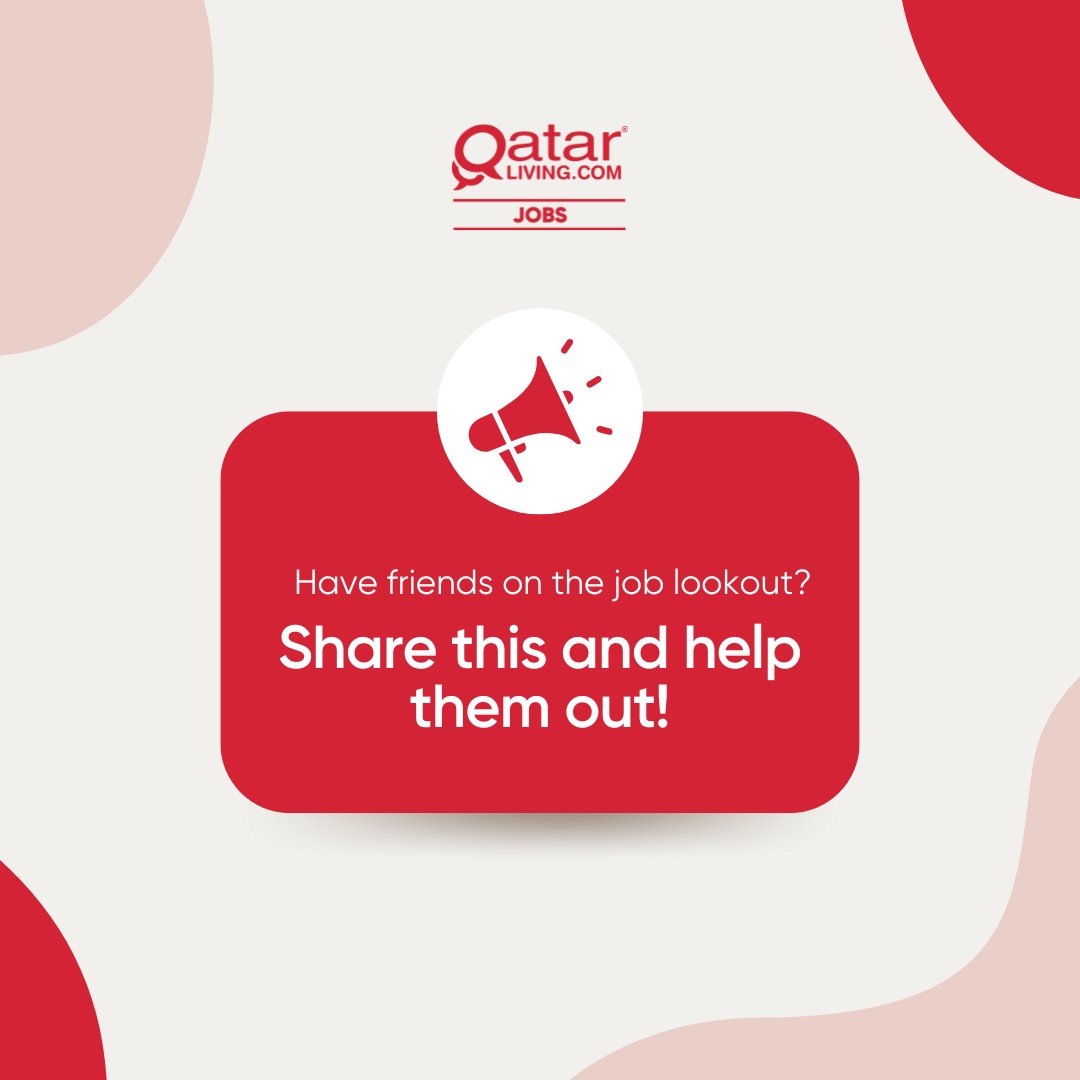 Qatarlivingjob1's tweet photo. Daily Jobs Alert! 📢

👤 Hiring Position: HR Recruiting Assistant

📨 Send your CV to cv@fornaxglob.com

🔗 https://t.co/Tm6PkmvLAR

For more daily job alerts follow our Instagram account and Facebook Page.

#qatar #qatarlivingjobs #QLjobs #jobsinqatar #qatarjobs #jobalert https://t.co/nhH2Lk73pG
