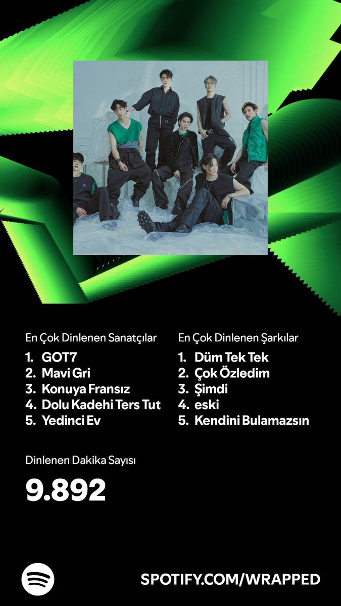 Gün geçmiyor ki got7 zirveyi terk etsin