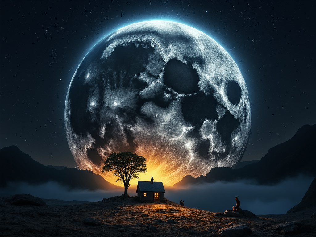 SaveMySnack's tweet photo. Low-Key Luxuries and Endless Inspiration

"As long as I've got a chill pad, a sick view of the moon, and a space to get my creative vibes going, I'm good to go – no need for anything more, I'm totally set." https://t.co/0nb3ECrMo3