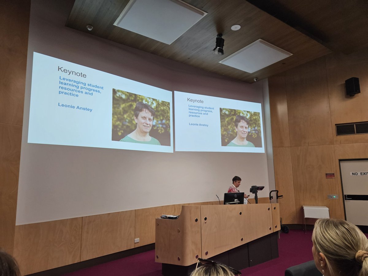 lorna_mcclory's tweet photo. Pumped for a day of great learning. Hearing from the fabulous Leonie as a keynote speaker to kick us off
#mavcon #mtbos #mathsedau @maths_vic https://t.co/6GsB1g6yN9