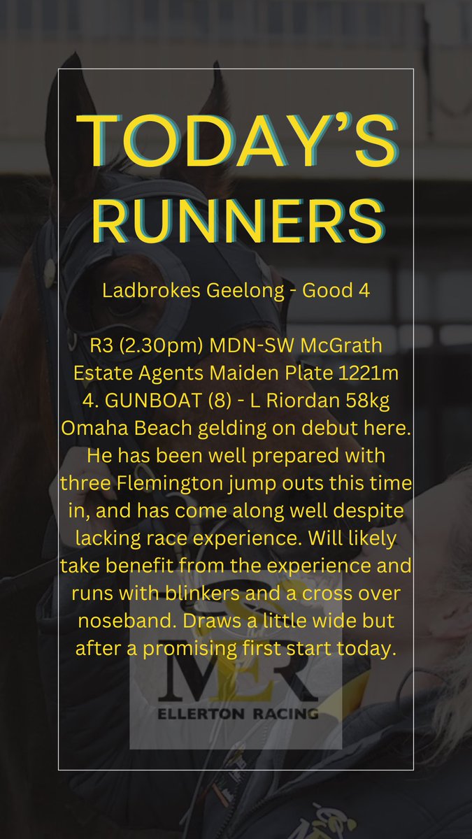 Mathew Ellerton Racing tweet media