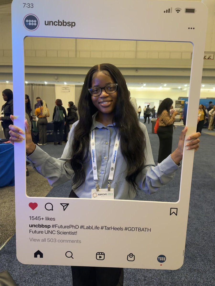 vuccdlab's tweet photo. One of our undergraduate research assistants, Fedora, just presented at the Annual Biomedical Research Conference for Minoritized Scientists in Pittsburgh! She presented on a project she’s been spearheading in the CCDL (results to come!).

We are so proud of you Fedora!! https://t.co/9XJYEB4EwB