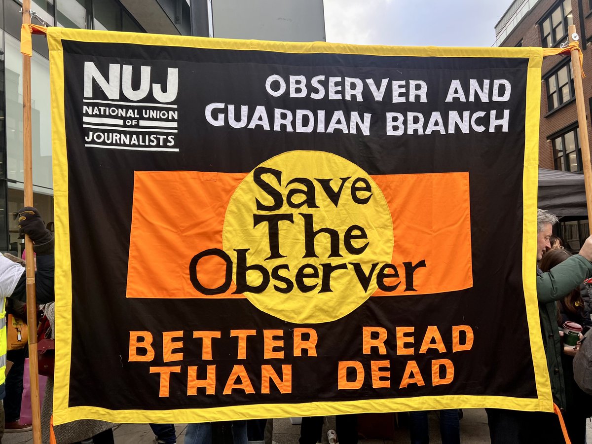 Thank you to everyone who supported Guardian &amp; Observer journalists on the picket line today. Day 2 on the picket line tomorrow. #SaveTheObserver #KeepTheFreePressFree