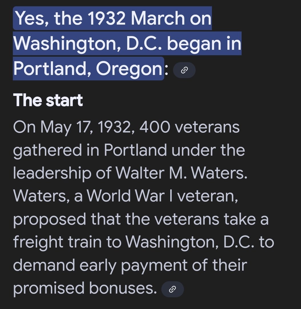KohzKah's tweet image. The 1932 Veterans March on Washington DC started in Portland, Oregon. 
400 PDX veterans. #PDXprotest 
12-13-24 
0815--0845
Multnomah Courthouse 
No Pete Hegseth for Secretary of Defense.