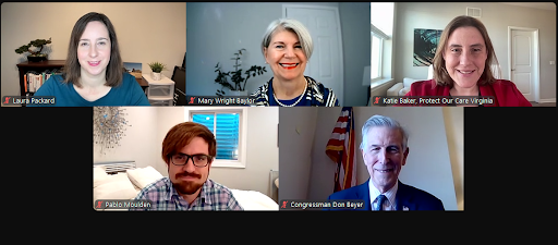 ProtectCareVA's tweet photo. Thank you to @RepDonBeyer and health care advocates for speaking out today on the existential threat that RFK Jr. will pose to our health care if he is confirmed to lead HHS. We must stop this nomination! You can watch the full press event here➡️ https://t.co/nqvKkI7Kpv https://t.co/6kPll99iB8