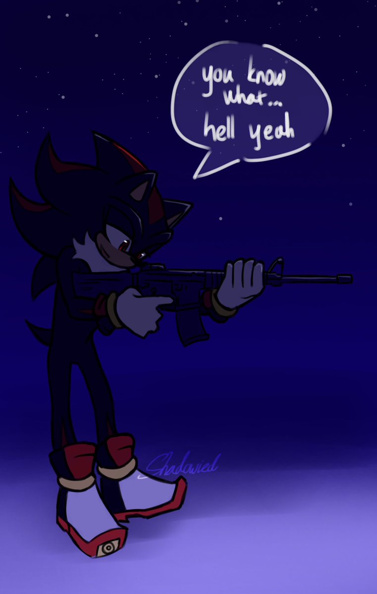 shadowied_'s tweet image. Tried some color theory and idk how it turned out
#shadow #ShadowTheHedgehog