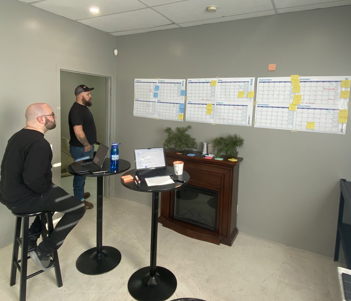 simmmer's tweet photo. Great day preparing for 2025 at @sprucehills. A big thanks to @richbirch and UnSeminary for the planning calendar https://t.co/V5JyIc9ELG