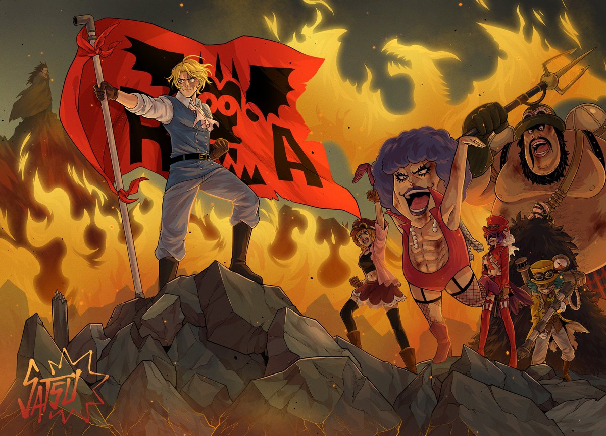 Art i made for <a href="/SaboZine/">Flame Emperor: a Sabo zine</a> 🔥🔥
Aftersales are now open!!!
#ONEPIECE