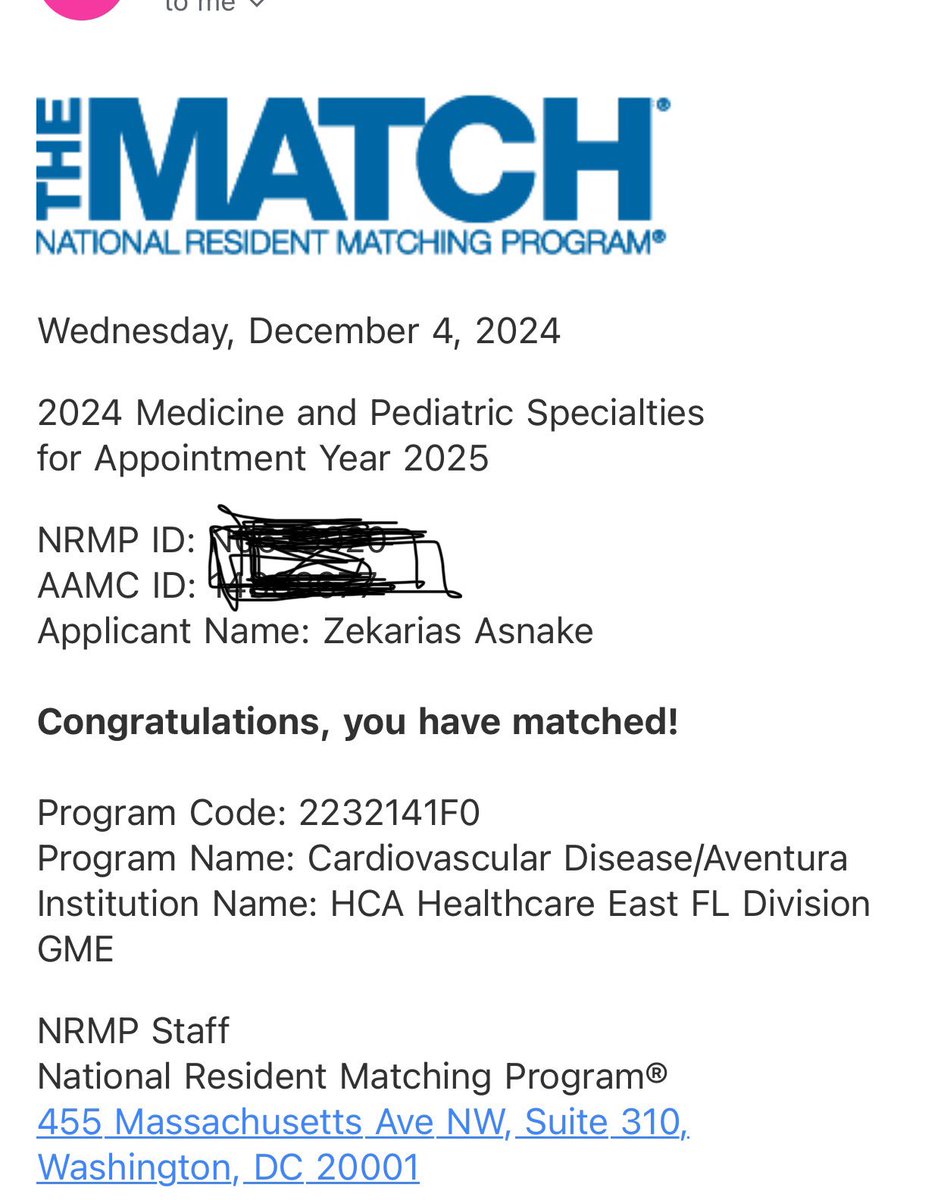 Presenting your future cardiologist. 
Thrilled to announce that I will be joining the CV fellowship program at HCA Aventura. Grateful to family and friends who helped me achieve this milestone.