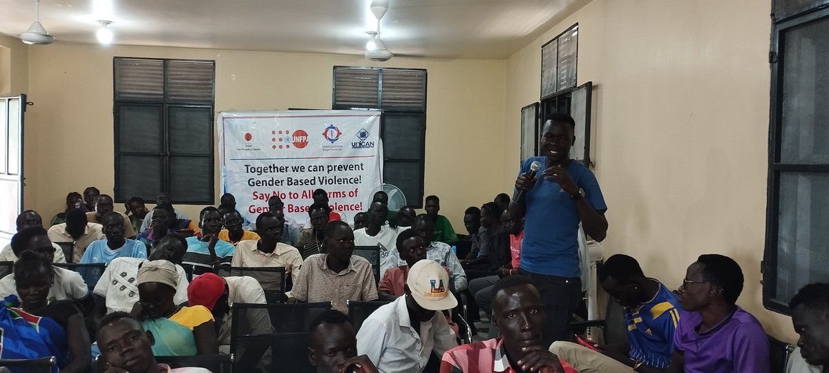 The dowry &amp;wealth U make today from forced marriage is a source of all the suffering for your daughter in that forced marriage! Astrong voice from Youth in Pibor condemning forced marriage during our  engagement with them to challenge -ve social&amp; negative cultural norms on GBV.
