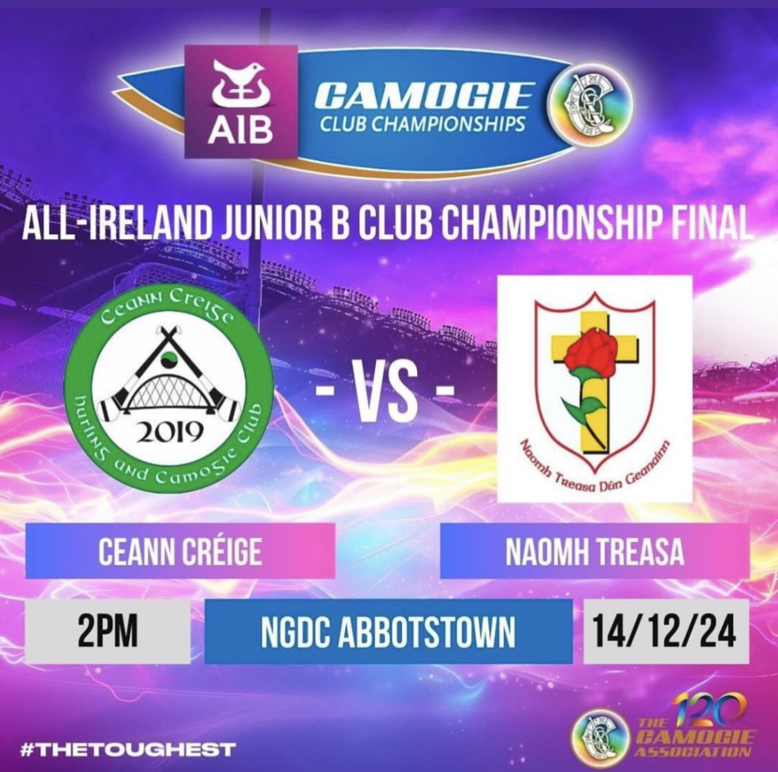 TomasColton's tweet photo. Venue set. Girls ready for their All Ireland final. https://t.co/f8mGwd6TQP
