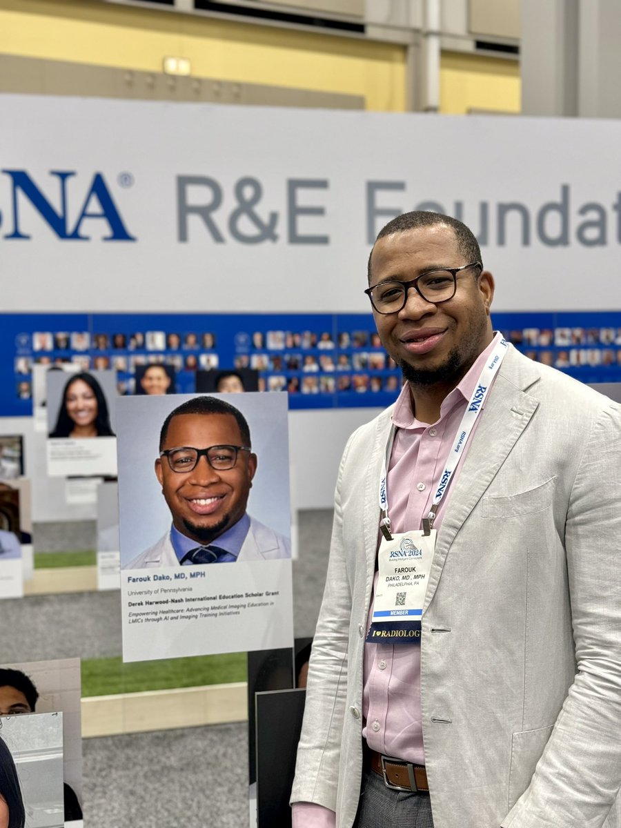 Congratulations to our center director <a href="/farouk_dako/">Farouk Dako</a> on Derek Harwood-Nash International Education Scholar Grant 🎉🎉

<a href="/RSNA/">RSNA</a> #RSNA24