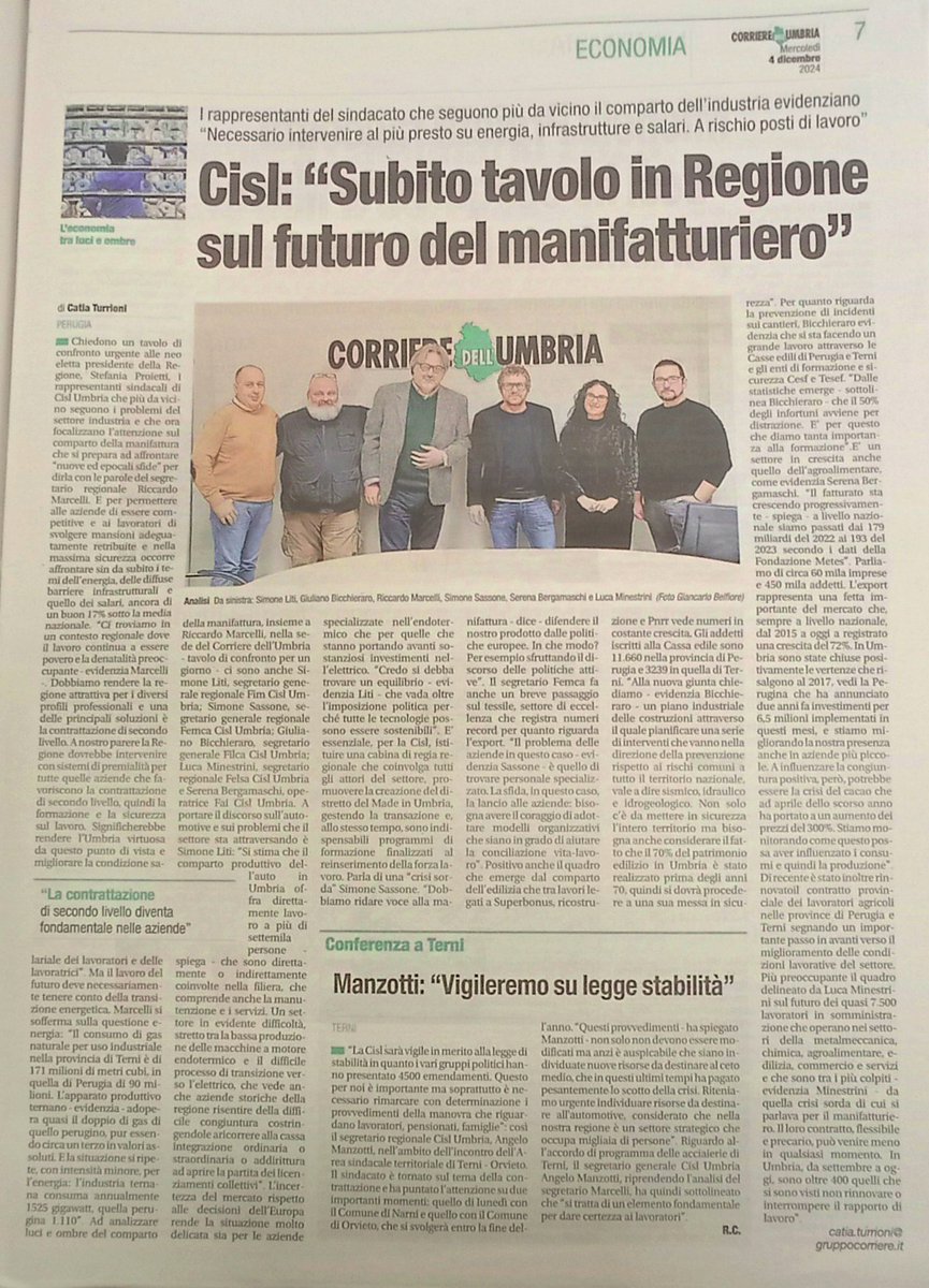 Rickmarcellitr's tweet photo. Per una manifattura sostenibile in #Umbria https://t.co/H8bpp6NIQq